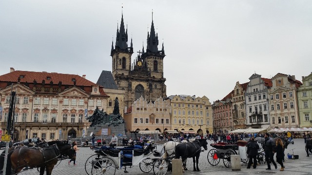 Прага площад в стария град Бохемия
